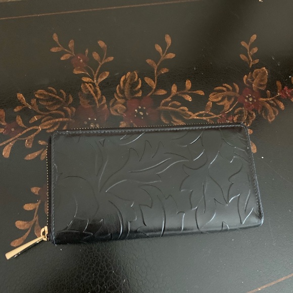 Black Italian leather wallet - Picture 3 of 6